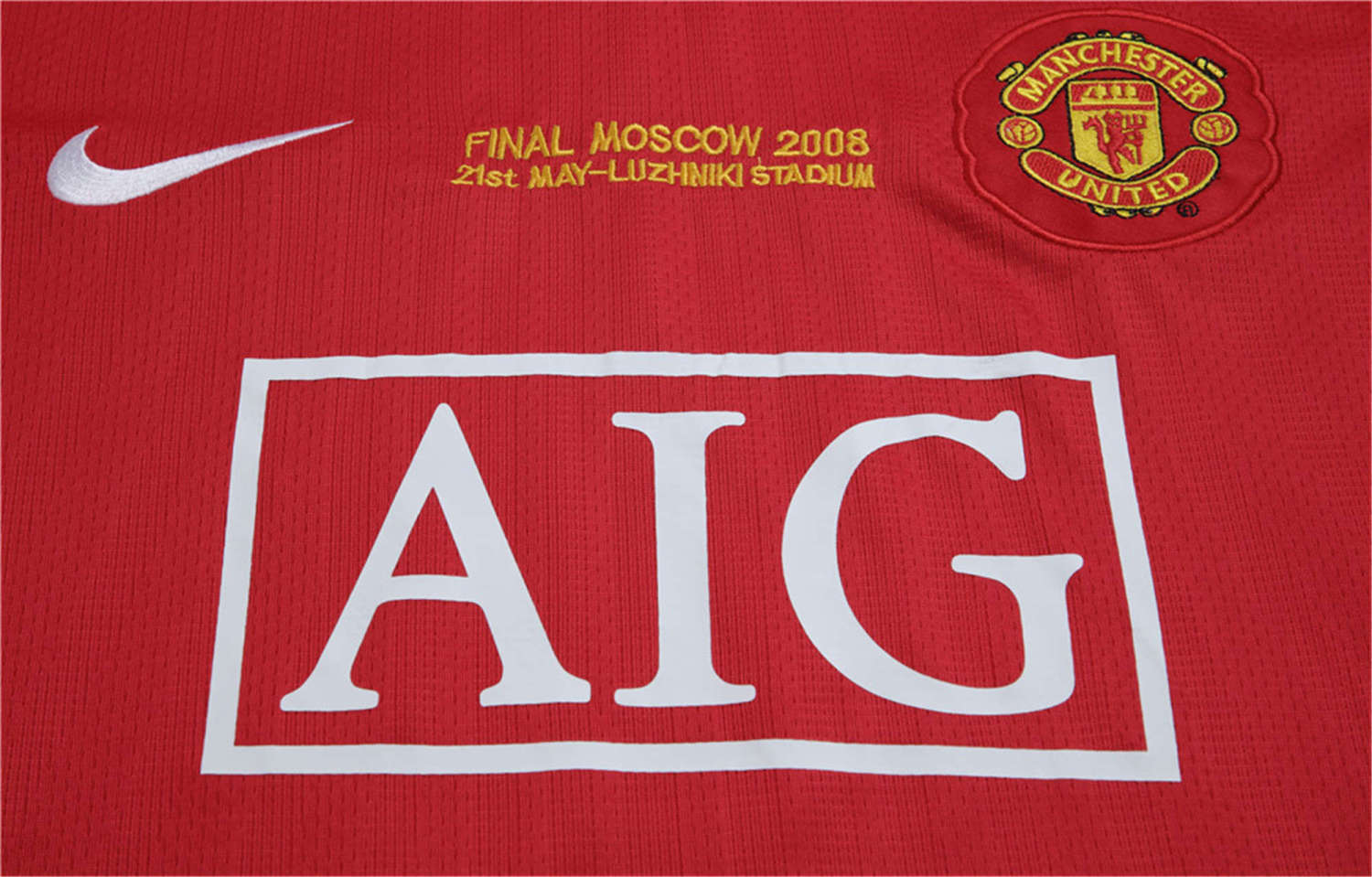 Manchester United Home Retro Jersey 07/08 - Image 9