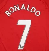 Manchester United Home Retro Jersey 07/08 - Image 13