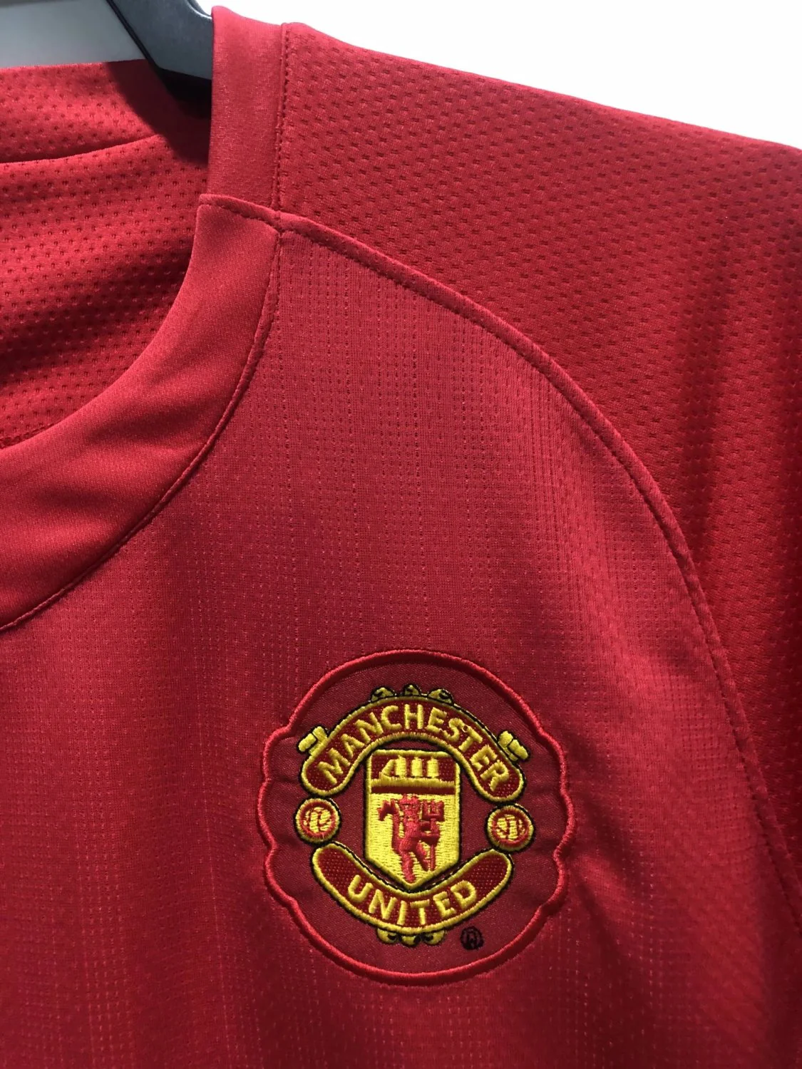 Manchester United Home Retro Jersey 07/08 - Image 7