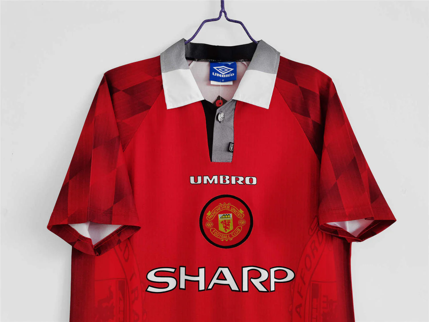 Manchester United Home Retro Jersey 96/97 - Image 3