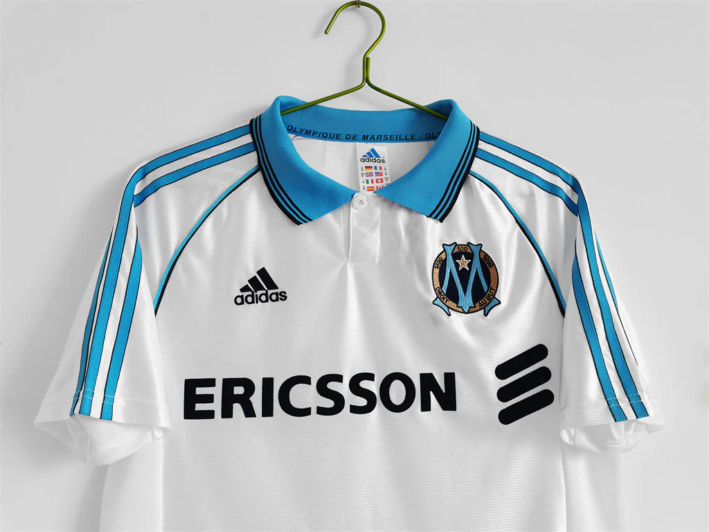 Marseille Home Retro Jersey 1998/99 - Image 4