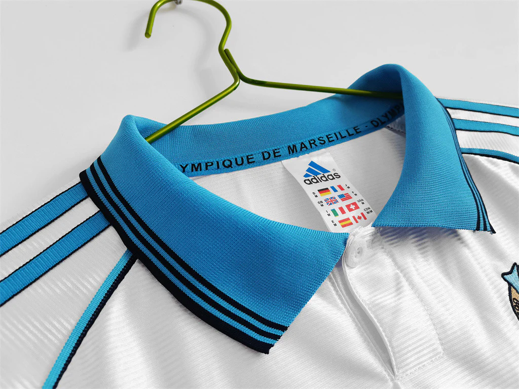 Marseille Home Retro Jersey 1998/99 - Image 9