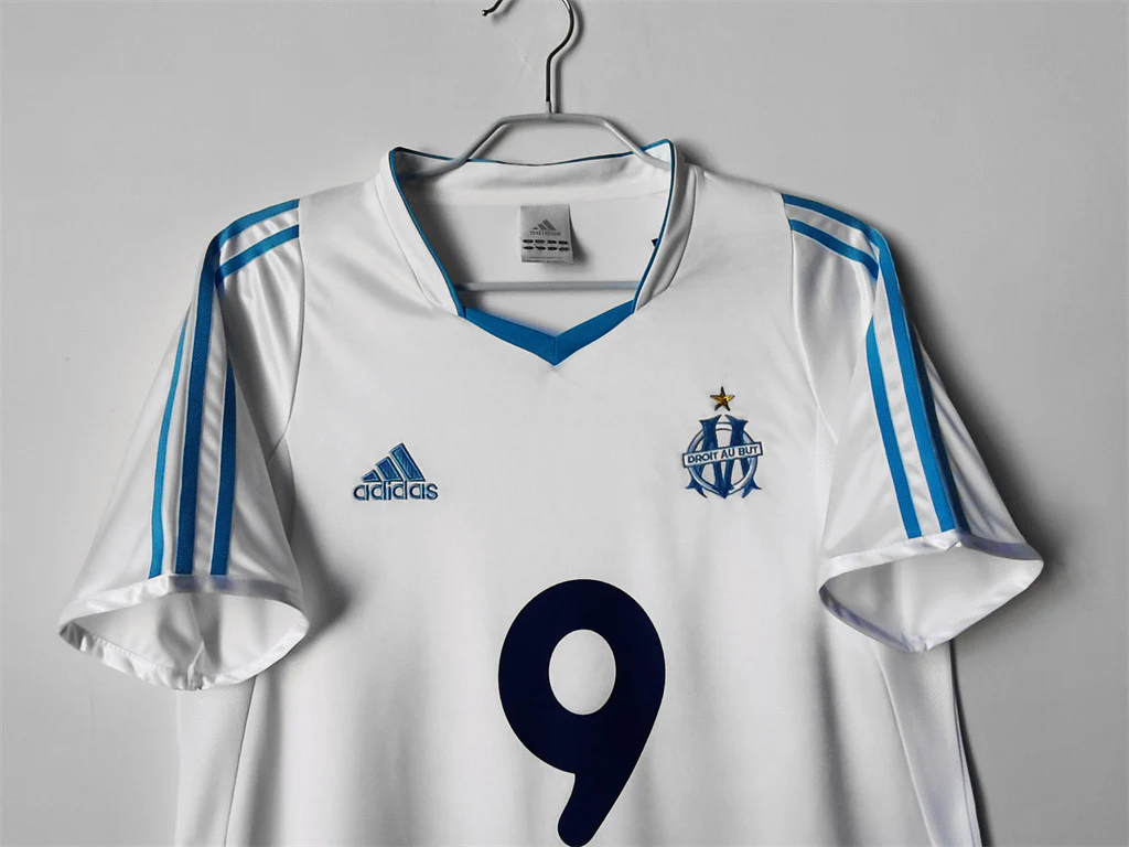 Marseille Home Retro Jersey 2002/03 - Image 5