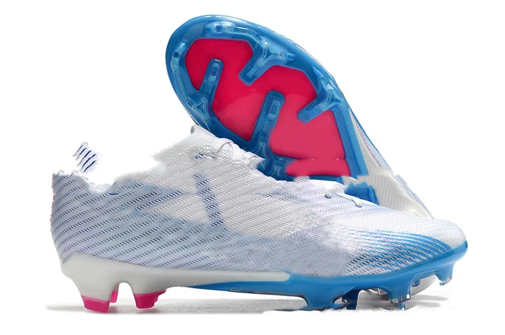 Men's Built-in Full Air Cushion Waterproof Knitted FG Studs Soccer Shoes - Image 4