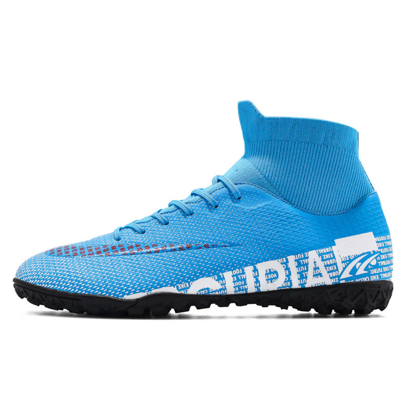 Men's Plus Size Soccer Shoes High Top AG Spikes - Image 3