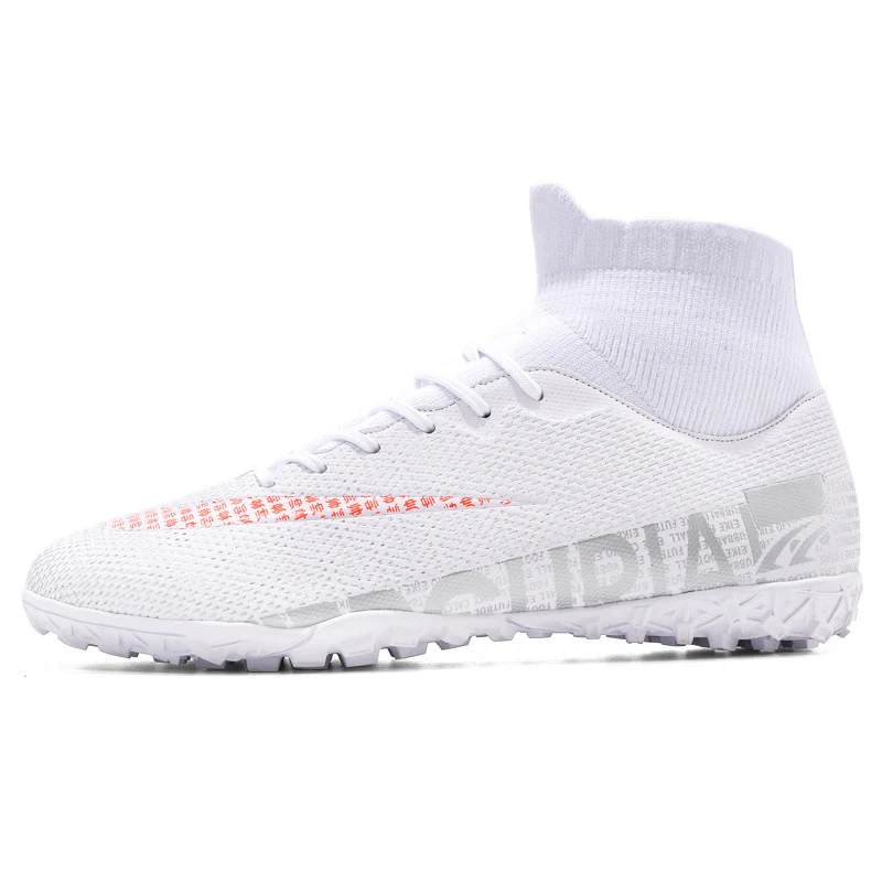 Men's Plus Size Soccer Shoes High Top AG Spikes - Image 4
