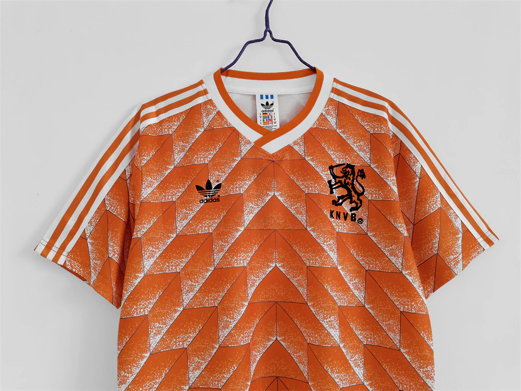 Netherlands Home Retro Jersey 1988 - Image 3