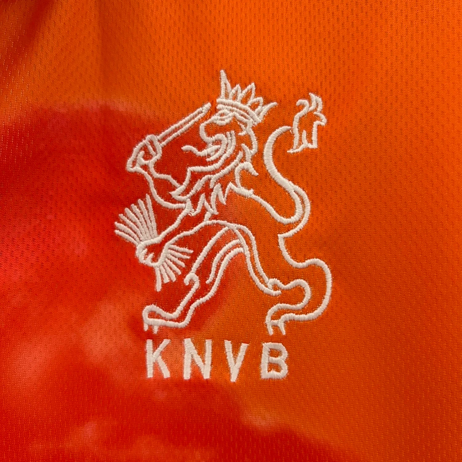 Netherlands Home Retro Jersey 1996 - Image 4