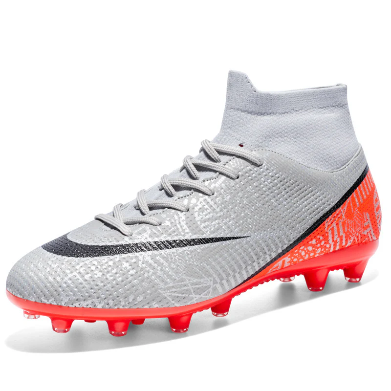 New Breathable Sports High-top Firm Ground Soccer Shoes - Image 14