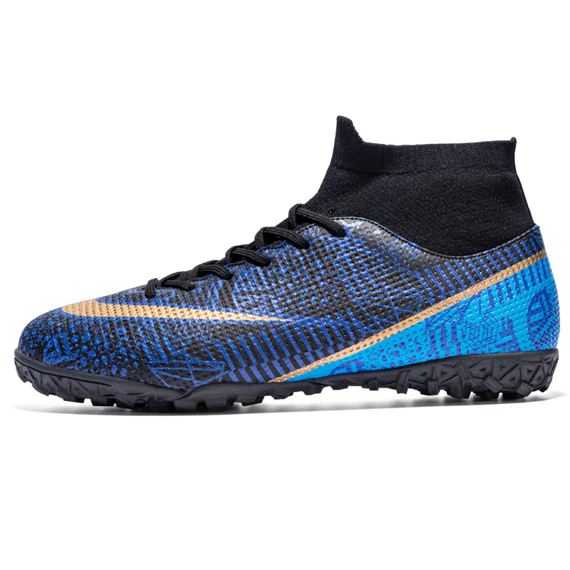 New Breathable Sports High-top Firm Ground Soccer Shoes - Image 9