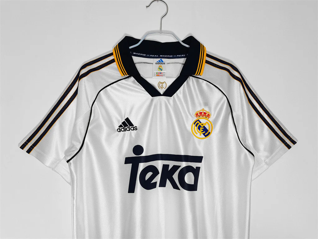 Real Madrid Home Retro Jersey 98/00 - Image 3