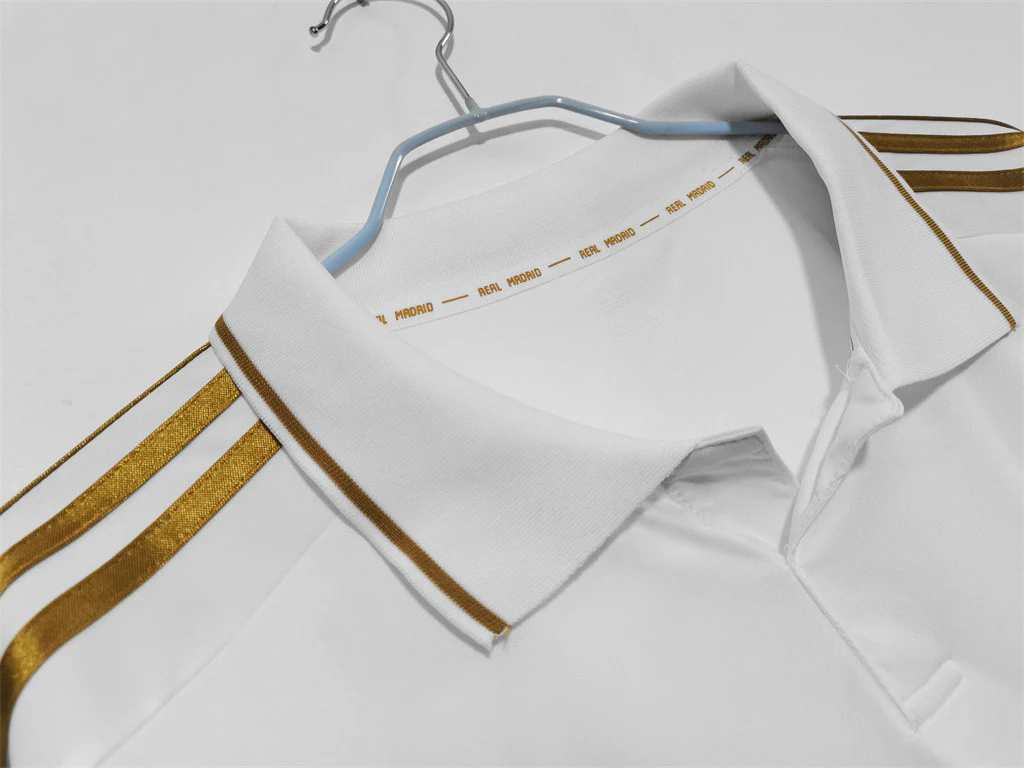 Real Madrid Home Retro Long Sleeves Jersey 11/12 - Image 12