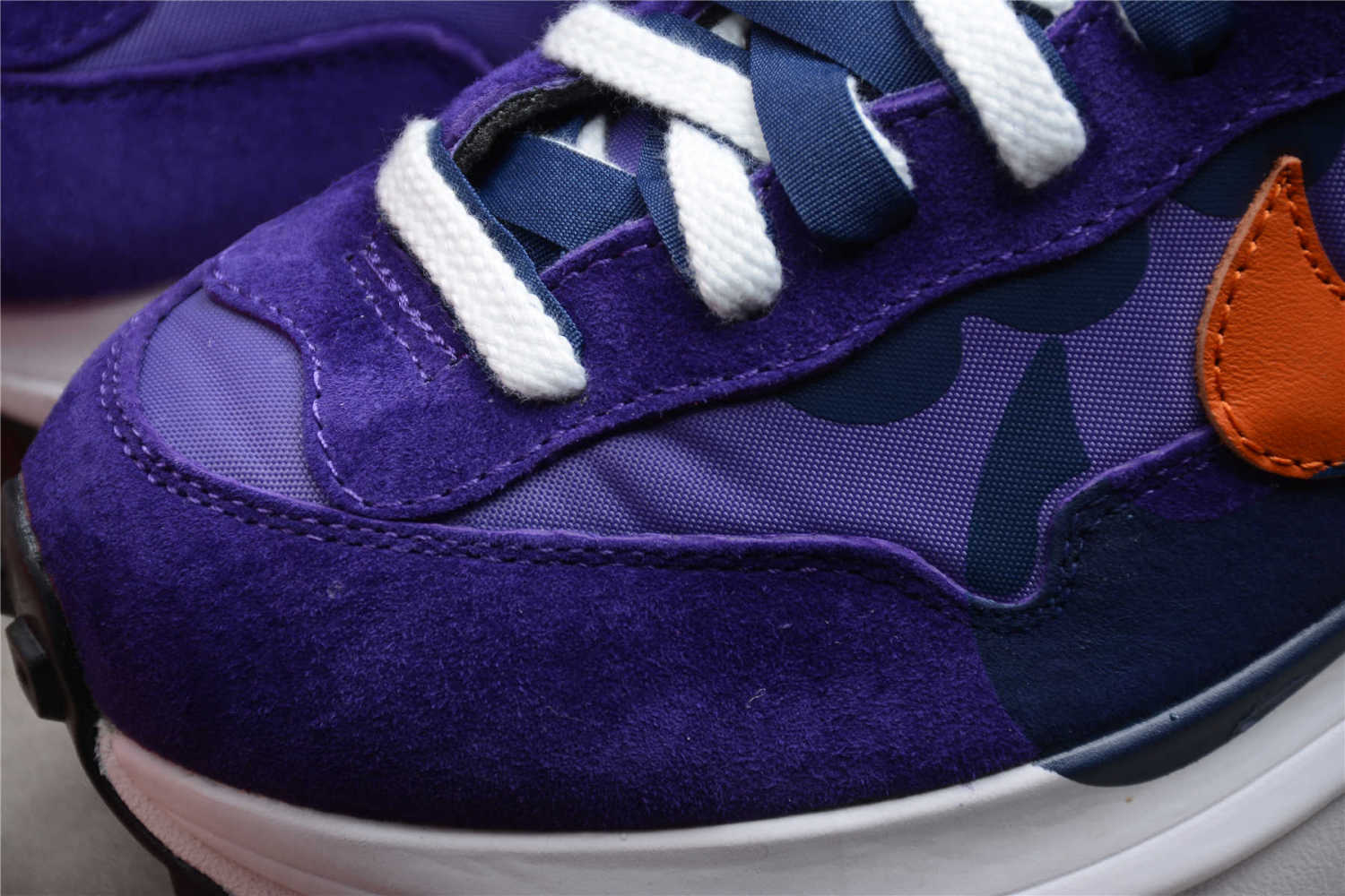 Sacai x VaporWaffle “Tour Yellow ” Purple Orange - Image 12