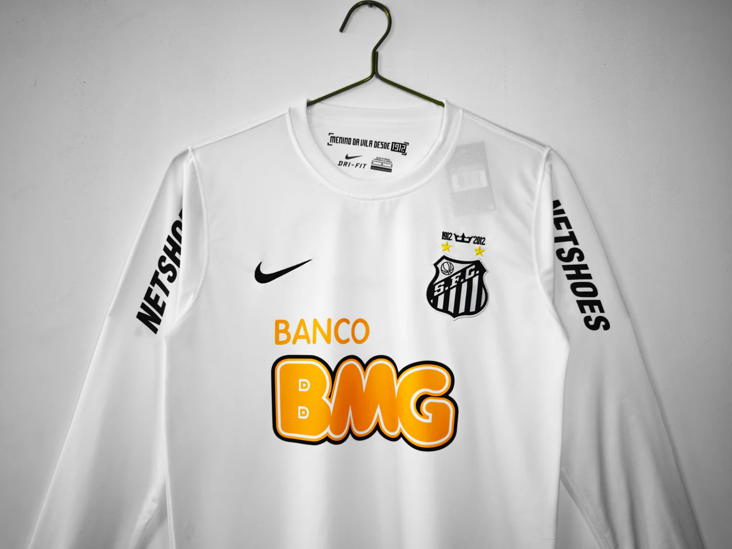 Santos Home Man Retro Long Sleeve Jersey 2012/13 - Image 8