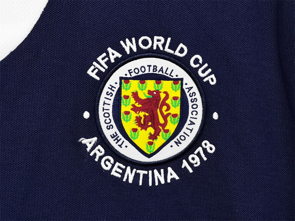 Scotland Retro Home Jersey 1978 - Image 3