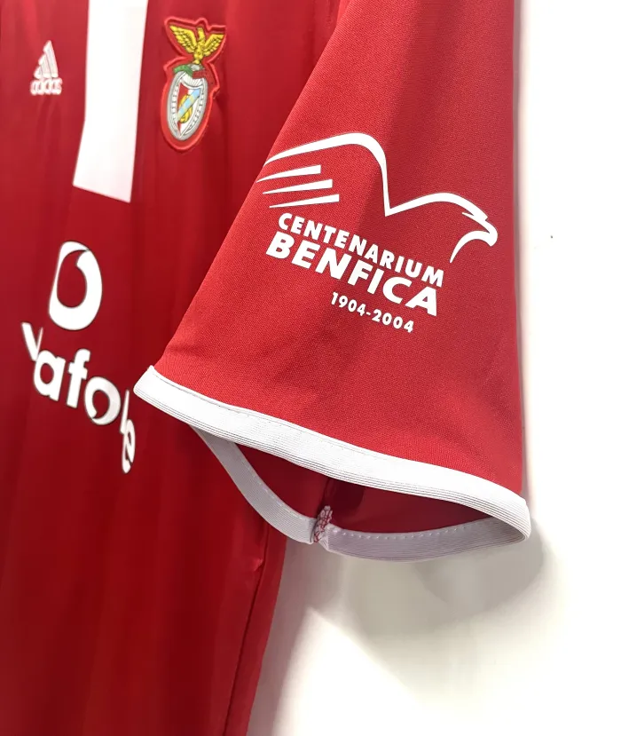 SL Benfica Home Retro Jersey 2004/05 - Image 4