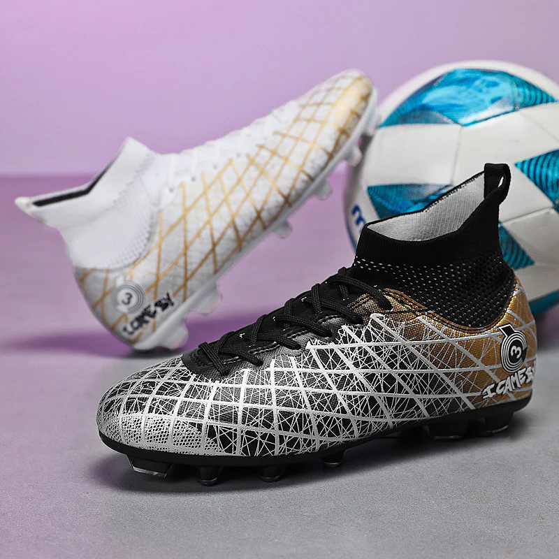 Soccer Shoes Long And Short Spikes Adult Student Race Shoes Training - Image 11