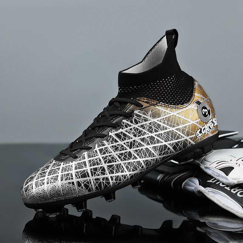Soccer Shoes Long And Short Spikes Adult Student Race Shoes Training - Image 13