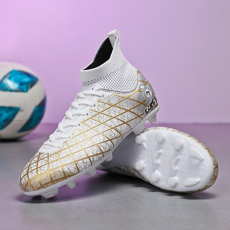 Soccer Shoes Long And Short Spikes Adult Student Race Shoes Training - Image 4