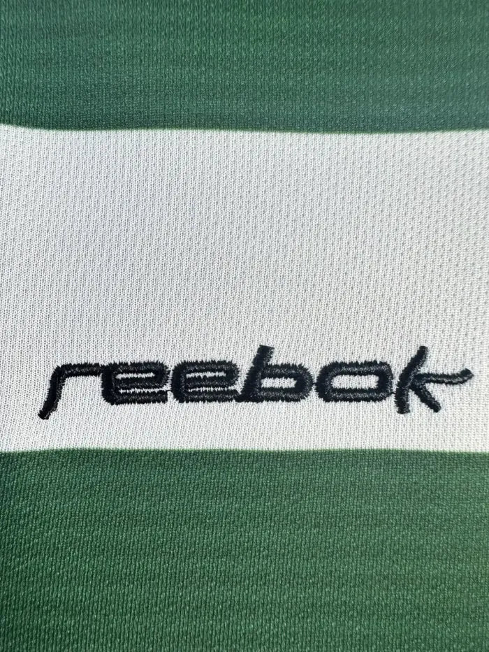 Sporting Lisbon Home Retro Long Sleeve Jersey 2001/03 - Image 7