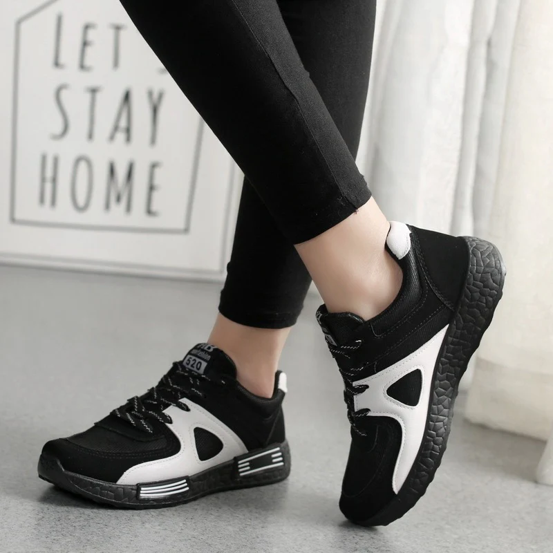 Sports Shoes Women's All-match Casual Shoes Forrest Shoes Student Breathable Board Shoes Flat Running Shoes - Image 5