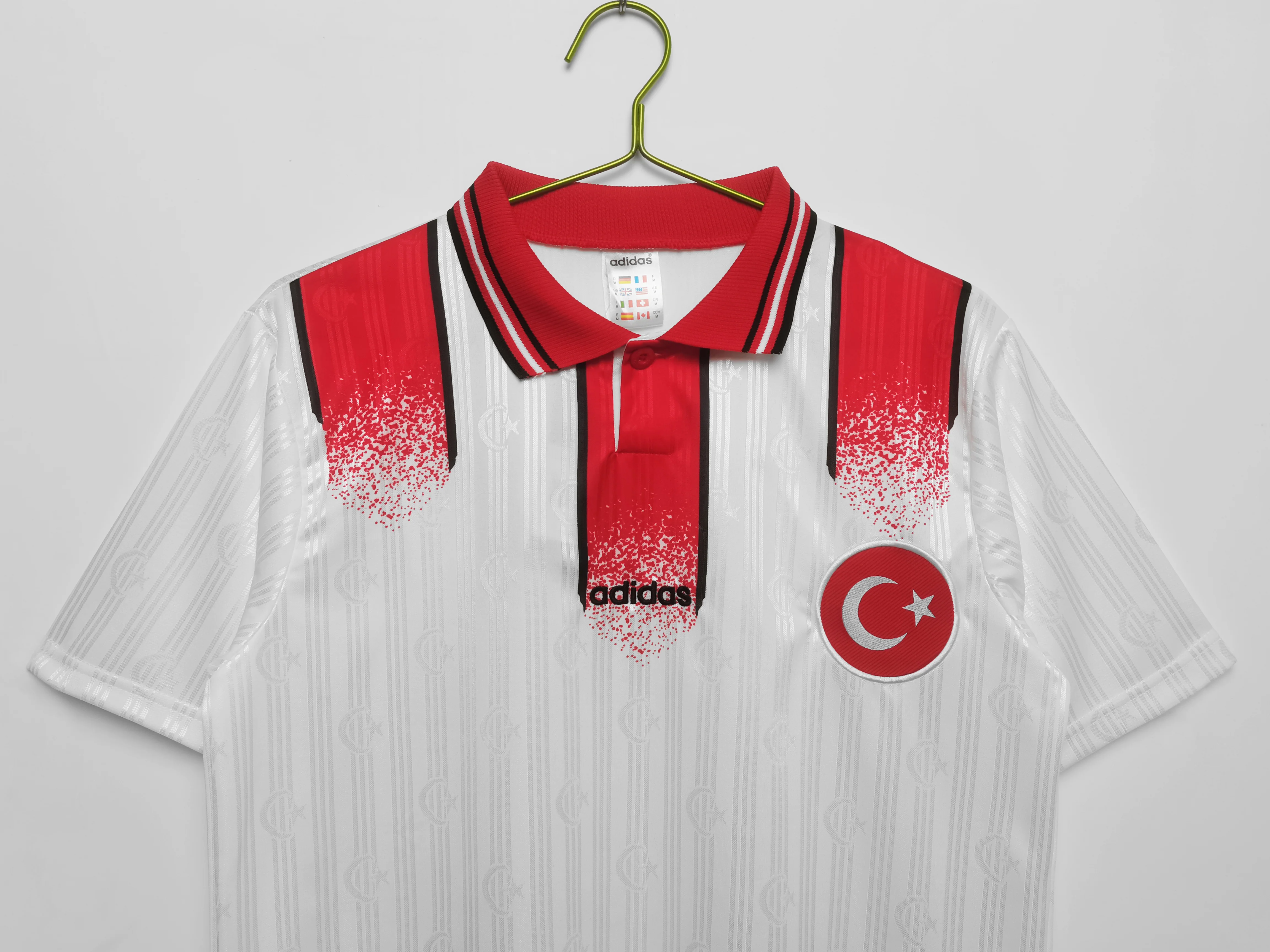 Turkey Away Retro Jersey 1996 - Image 2