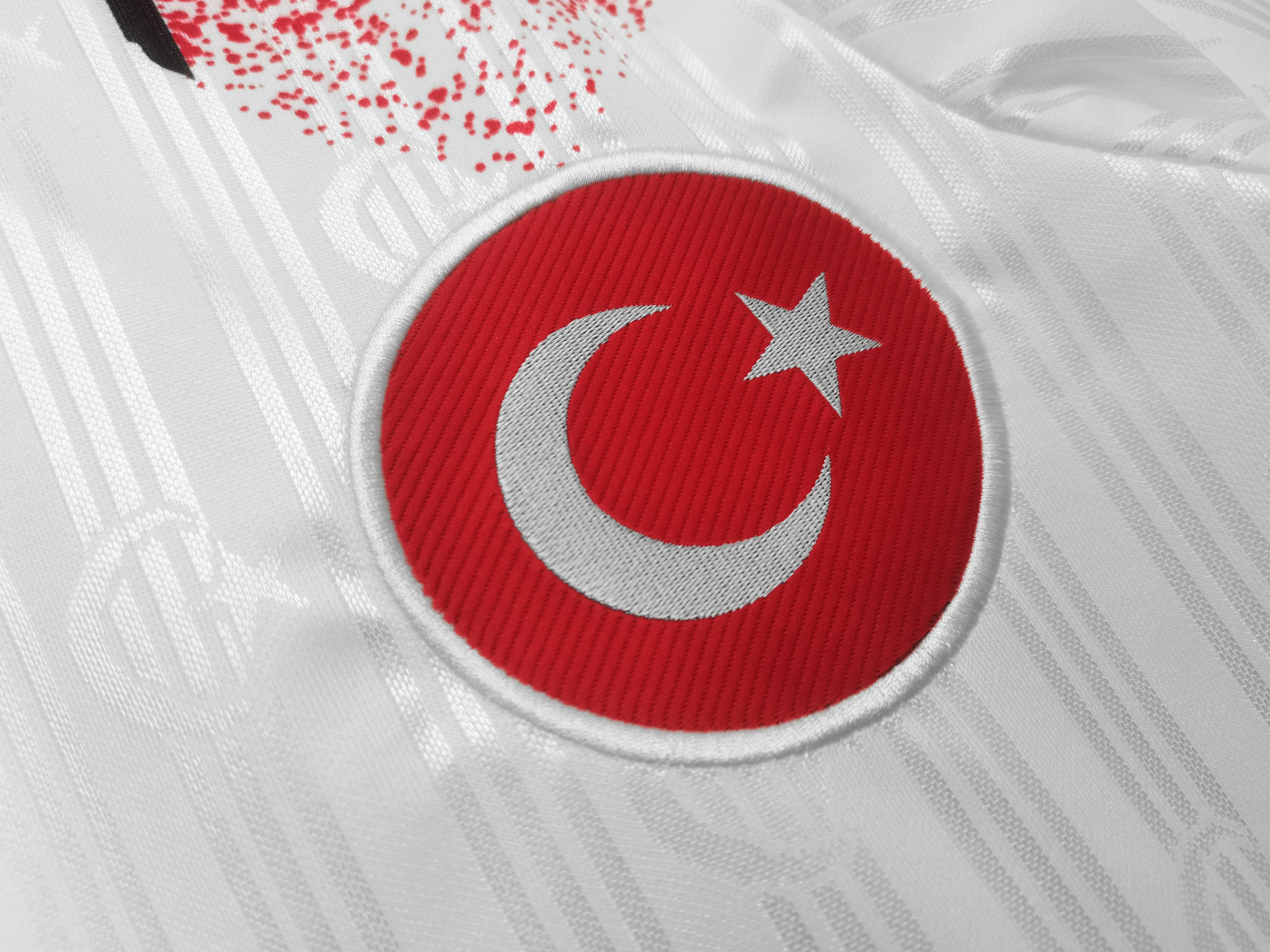 Turkey Away Retro Jersey 1996 - Image 3