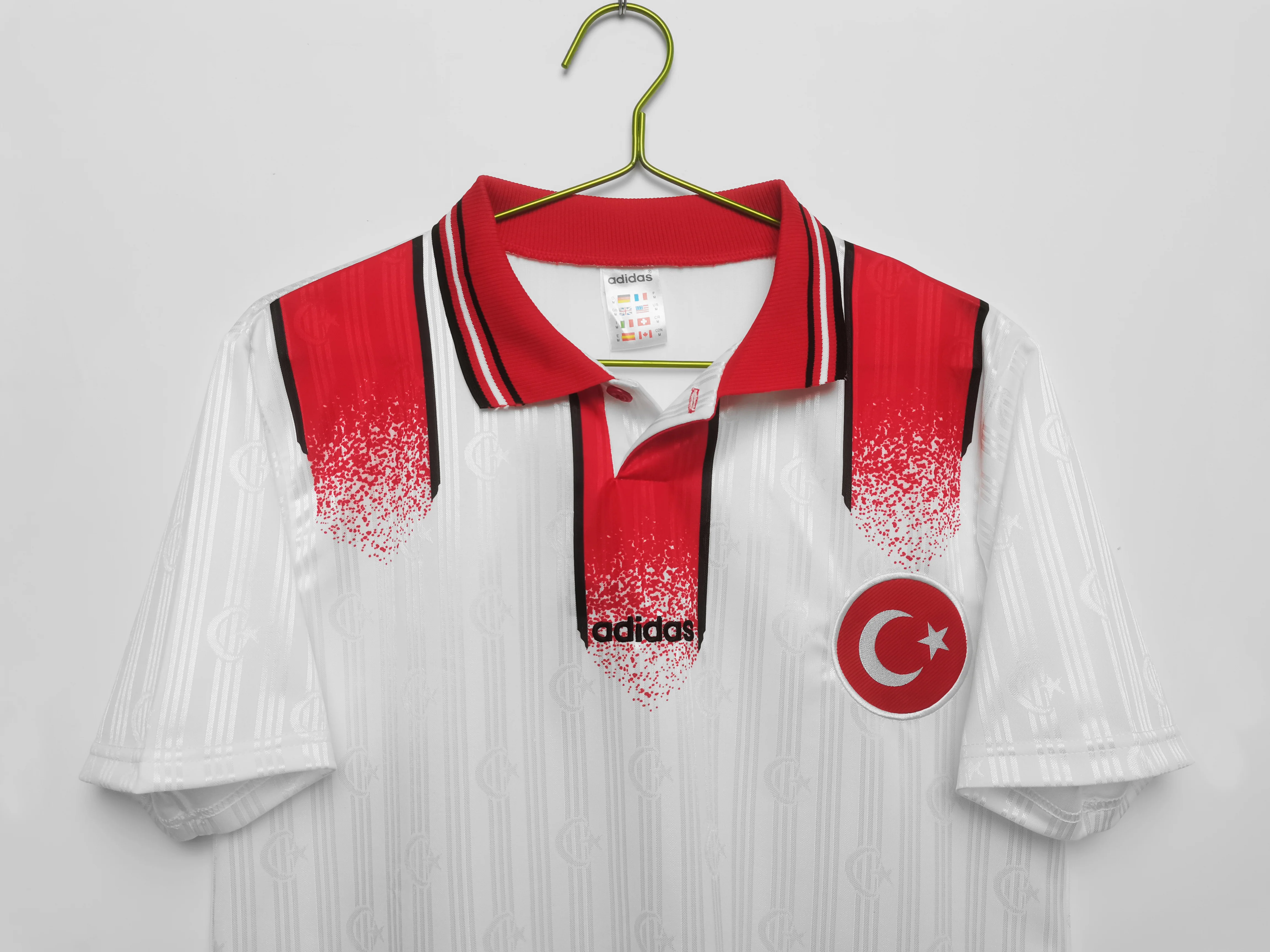 Turkey Away Retro Jersey 1996 - Image 6