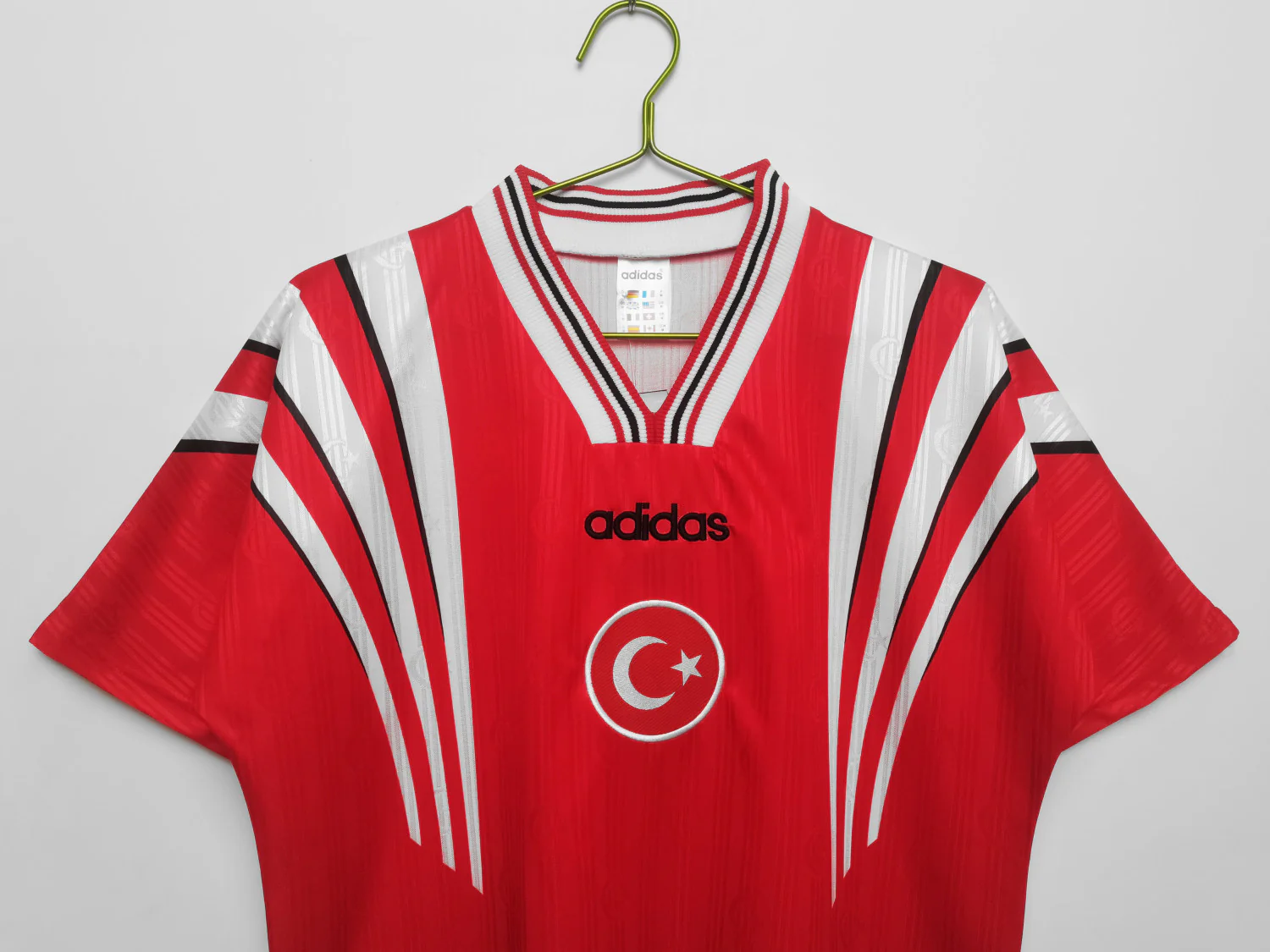 Turkey Home Retro Jersey 1996 - Image 2