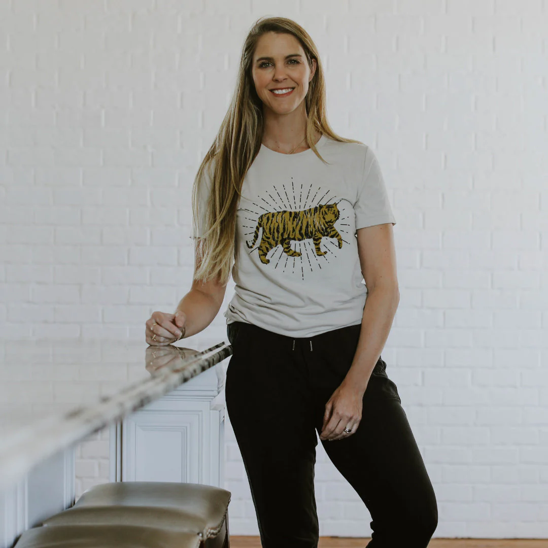 Vintage Tiger Burst T-Shirt - Image 2