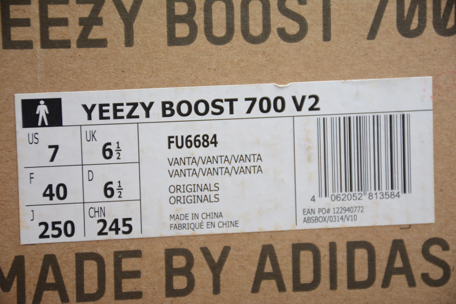 Yeezy 700 V2 Cool Black FU6684 - Image 15
