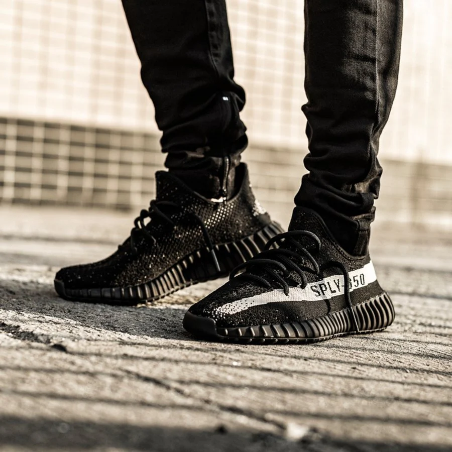 Yeezy Boost 350 V2 “Black - White” BY1604 - Image 11