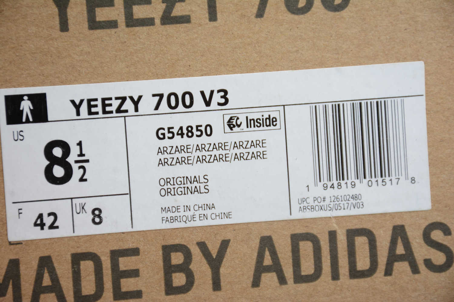 Yeezy Boost 700V3 Arzare G54850 - Image 13